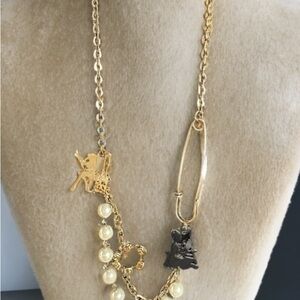 Betsey Johnson Gold and Silver Fairy Necklace